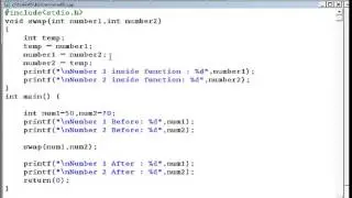 C Tutorial 36:Call By Value in C Programming