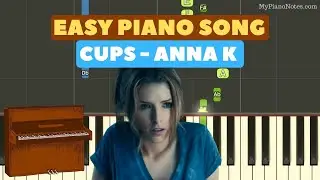 Cups (Anna Kendrick) - Piano Tutorial with Chords