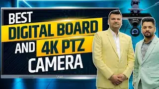 जानिये क्यों है ये Industry का सबसे Best Digital Board & 4k PTZ Camera🤩 | AIWaft PTZ Camera Review