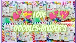 HEADING DESIGNS FOR JOURNAL 💝CUTE LOVE DOODLES AND DIVIDER'S #kehkashacreativechannel