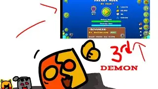 Playing Demon levels Part 3B ( I ACTUALLY BEATED IT!!)