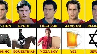SUPERMAN Comparison Henry Cavill vs David Corenswet vs Christopher Reeve