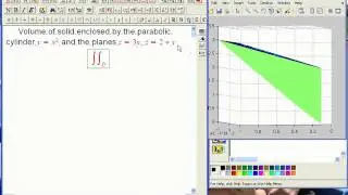 Volume between two planes using double integral