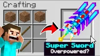 Minecraft, But I Can Craft CUSTOM TOOLS!