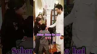 SEHER HONE KO HAI| BTS|Parth samthan| Mahi Vij| Seher X Majid| #youtubeshorts #shorts #colorstv