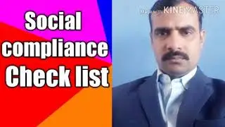 Social Compliance Checklist