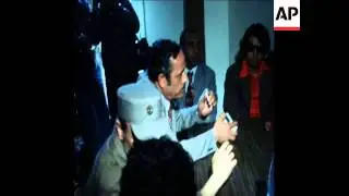 SYND 22 5 76 IRAQI DELEGATION MEET ARAFAT AND JUMBLATT IN BEIRUT