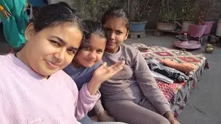Dhup Me Bacha Ke Saath Masti !