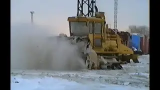 CP Rail Snow Clearing at the SK Buffalo Yard