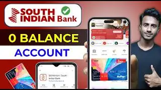 South indian bank account opening online | 0 balance account opening online without video kyc
