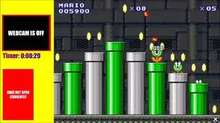 Speedrunning Custom SMF Levels - The Fortress By Wei (Finished In 0:40)