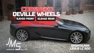 Lexus LC 500 Coupe mit / with @corspeedwheels 9,5x22 & 10,5x22