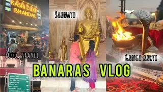 Sarnath Temple Guide Tour & History 🔱| Varanasi,Kashi | Deena &kashi chaat | Ganga Aarti | budget...