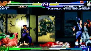 BTW MUGEN All-Stars #186 - Grand Random 4v4 Simul Riot #3
