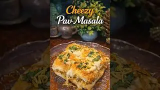 Cheesy Masala Pav Recipe 😋❤️#recipe #trendingshorts #youtubeshorts #viralshorts