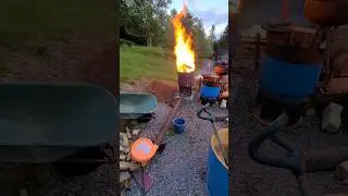 Bouncy Castle Blower + Fire.. #shorts