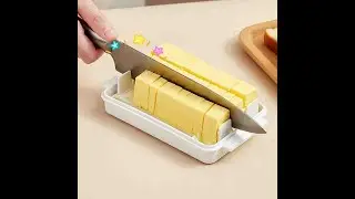 Clear Cover with Cutting Grid Butter Container