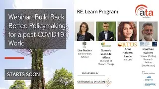Webinar: Build Back Better: Policymaking for a post-COVID19 World