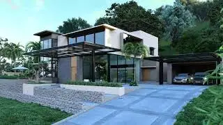 2 STOREY MODERN RESIDENTIAL HOUSE_WITH VIEW DECK