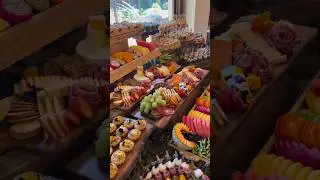 Christmas Decor Dinner Buffet & Grazing table ideas #shorts #viralvideo  #dinner #trending