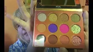 PUR Festival Eyeshadow Palette Swatching
