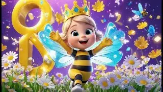 Benny Bee Flies Over the Tree | Fun Bee Song for Kids | Learn Flying and Nature