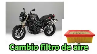 BMW F800R air filter change