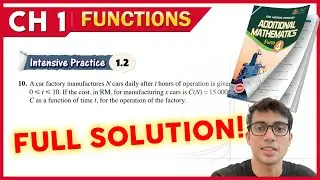 Intensive Practice 1.2 - Q10  | Add Maths Textbook | Form 4 | Chapter 1