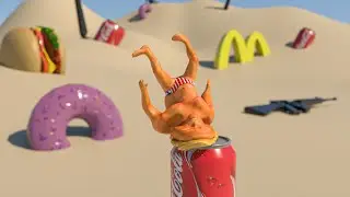 Donald Trump - China [softbody simulation] - Jelly Trump