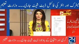 Final Date Sheet Of Matric and Inter Classes Exams 2021 | Annual Exams Date Sheet 2021