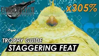 Final Fantasy VII Remake - How to increase Stagger % (Staggering Feat Trophy Guide)