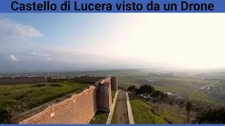 Castello di Lucera visto da un Drone