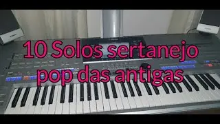 10 solos sertanejos pop antigos no teclado