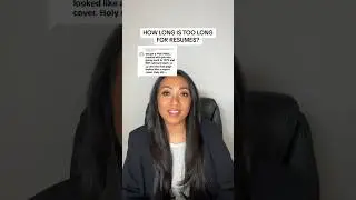 How long is too long for resumes?
