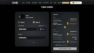 TUTORIAL: VISA REWARDS - LIMITED OFFER | DEFI ONE | www.defi-one.io