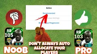 DON'T USE AUTO ALLOCATE ❌ WATCH AND LEARN HOW TO TRAIN YOUR PLAYERS EFFECTIVELY NOW ❗❗❗#efootball