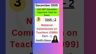 Class - 3 @gradify_classes UGC NET Education Preparation 2025 &ndash; December Paper 2 Guide