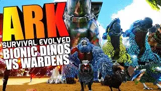 ARK Survival Evolved - TEK TIER BIONIC MOD VS WARDENS, BIONIC DODOREX Modded (ARK Mods Gameplay)