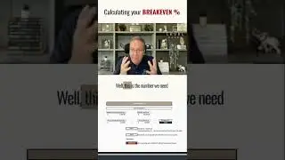 Calculating your BREAKEVEN % - #shorts