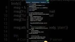 Automated Email #programmingtutorial