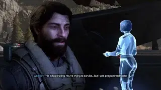 Echo 216 met The Weapon ( New AI)  cutscene | Halo Infinite