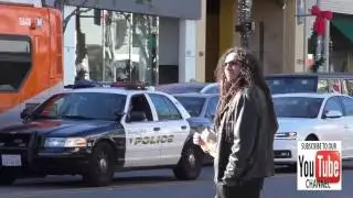 James Shaffer aka Munky from KORN shopping in Beverly Hills