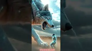 Electric Boy VS Big Wolf 🦊⚔️ #aicartoon #aianimation #bluespeed #junglestory #viralshorts #fyp