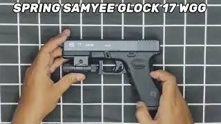 SPRING SAMYEE GLOCK 17 WGG AIRSOFTGUN WGB WATER GEL BLASTER REVIEW