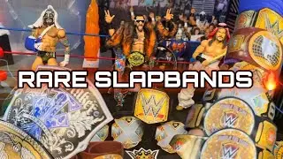 UNBOXING RARE WWE SLAP BANDS SERIES 1 | Toy Wrestling Bracelets WWE Action Figure Toy Hunt Collector