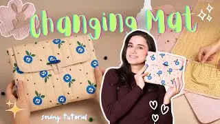 Сшейте стеганый пеленальный коврик для младенцев | Простой и понятный урок шитья для начинающих +...