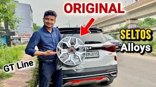 Finally New Alloys for KIA SELTOS are here!❤️ OEM GT Line 17 inch😍