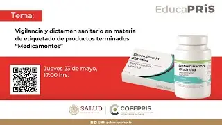 Vigilancia y dictamen sanitario en materia de etiquetado de productos terminados, medicamentos