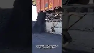 How a Coal Hopper Car Is Unloaded