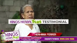 Stroke Patient Herminia Ferrer | KINGS Herbal Plus Testimonial